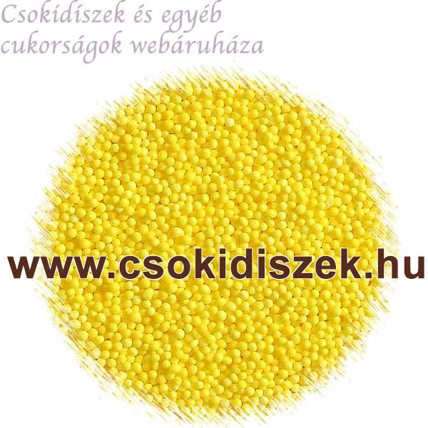 Szórócukor (cukordrazsé, citromsárga, 100 g)
